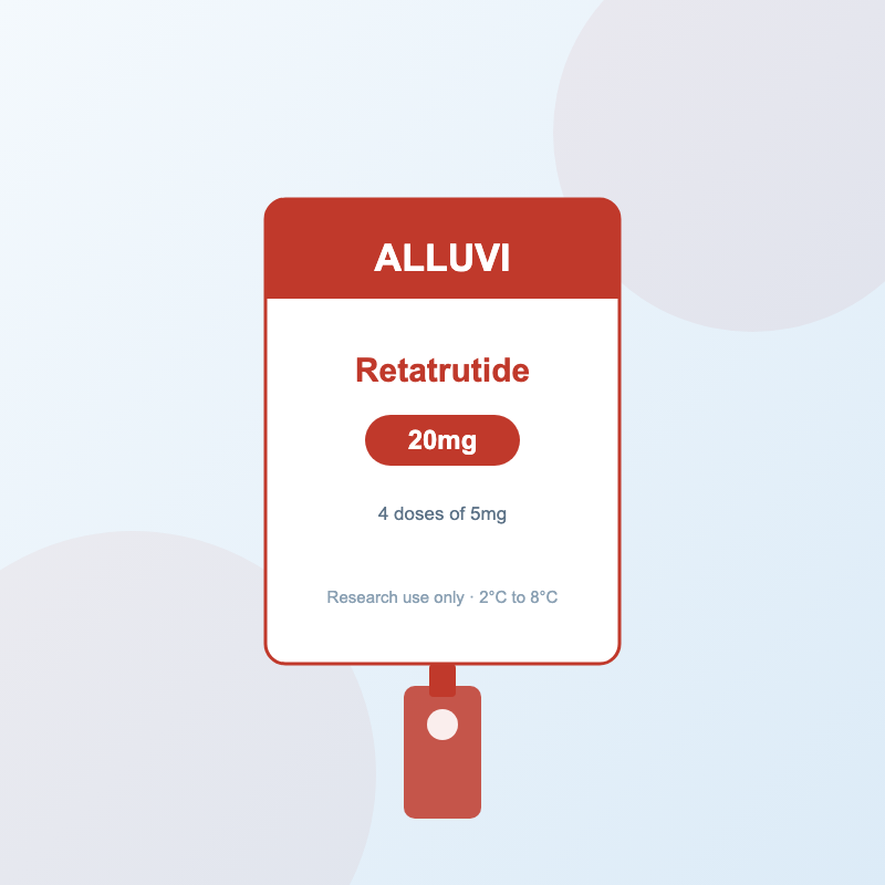 Alluvi Retatrutide 20mg (4 x 5mg Doses)