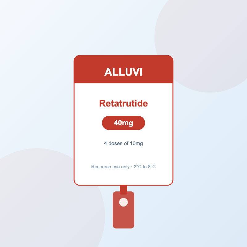 Alluvi Retatrutide 40mg (4 x 10mg Doses)