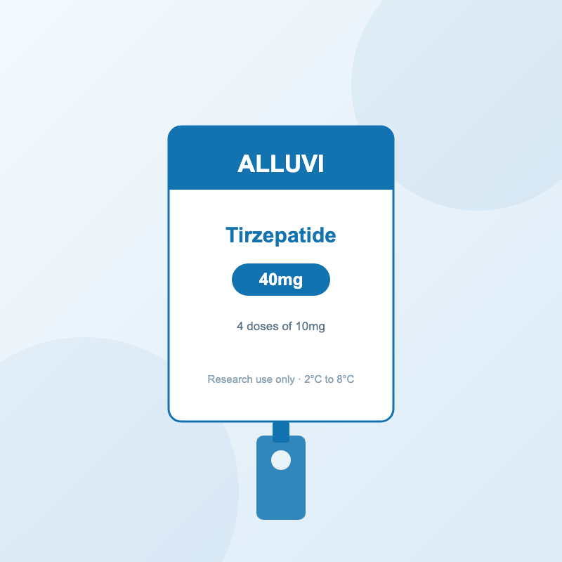 Alluvi Tirzepatide (Mounjaro) 40mg (4 x 10mg Doses)